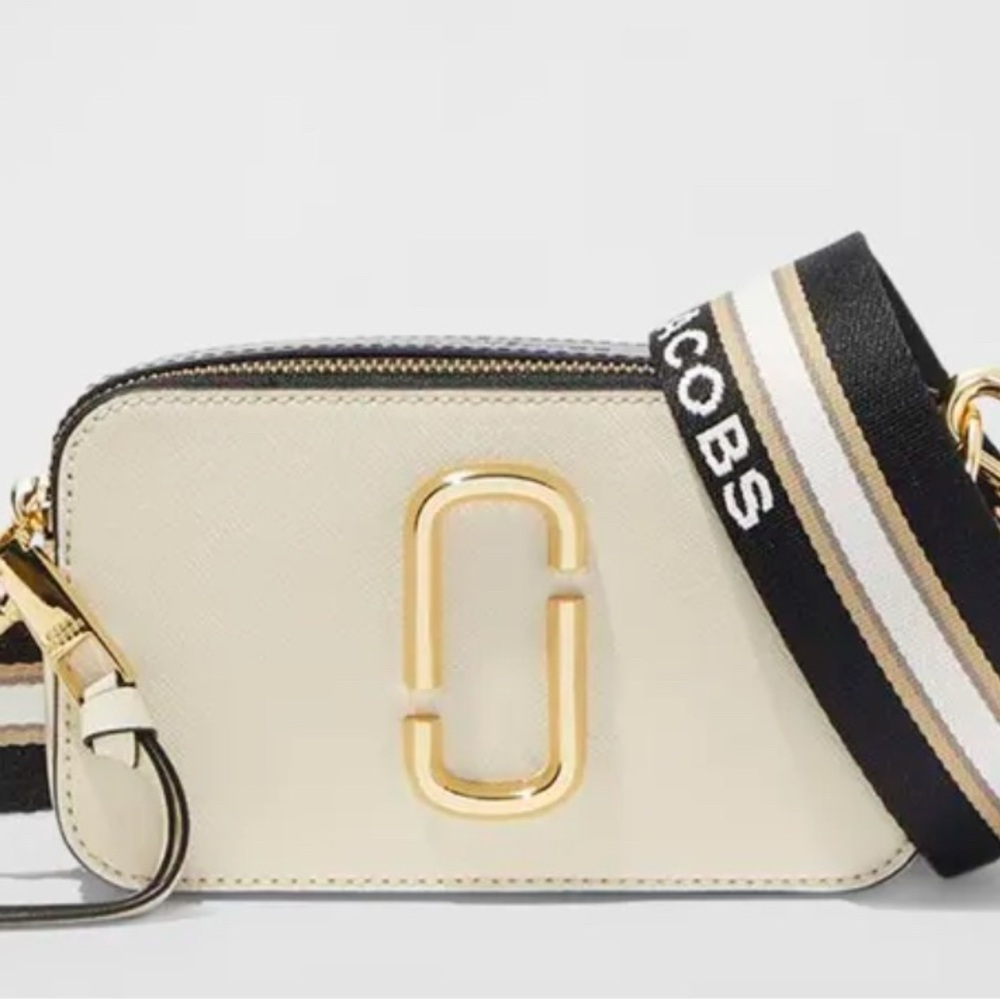 Marc Jacobs Black and Navy Leather Wallet